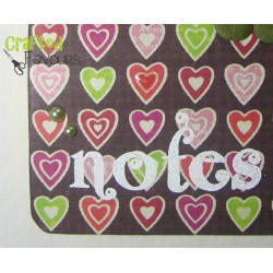 Sticky Note Holder - Hearts